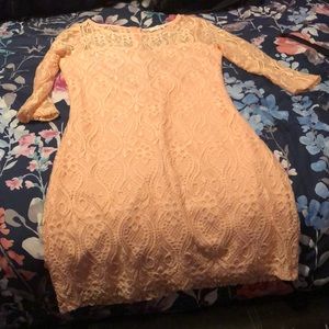 Peach dress